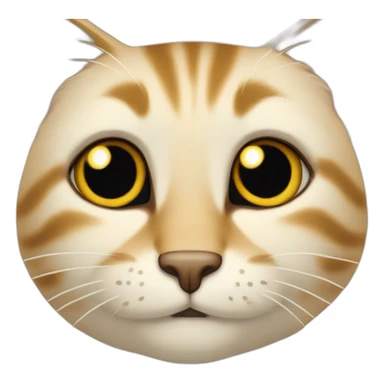 Un chat qui fait un doigt sticker