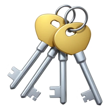 monton de llaves de casa sticker