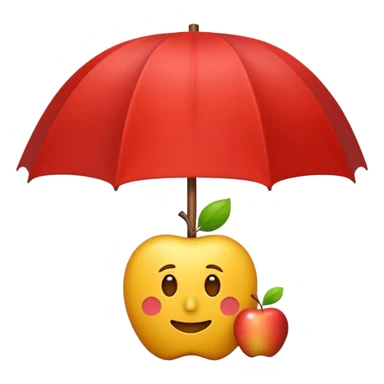Erstelle mir einen Fallschirmspringer im Apple Emoji style sticker