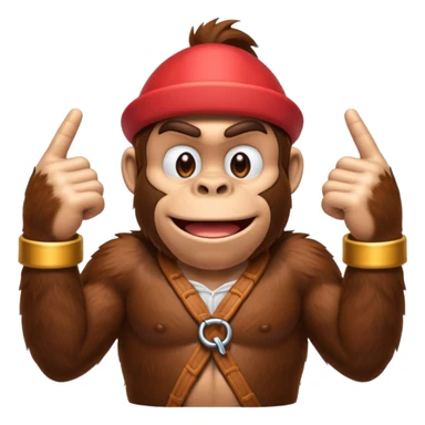 donkey kong making 👌 sticker