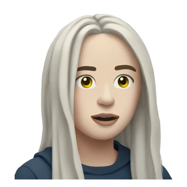 billie eilish in the lunch music video  sticker