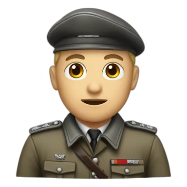 Nazi soldier sticker