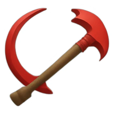 cat hammer sickle sticker