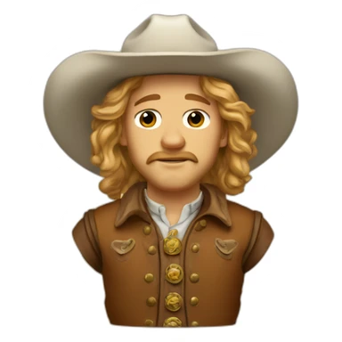 cute buffalo bill cody sticker