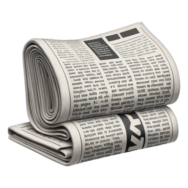 News paper sticker