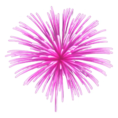Pink fireworks  sticker