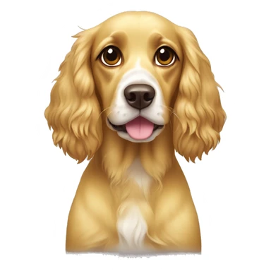 Lemon Britany spaniel  sticker