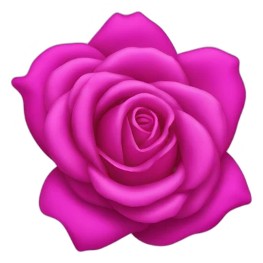 iPhone rose fuchsia sticker