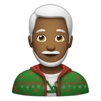 Christmas father sticker