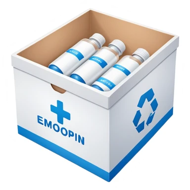 The pharmaceutical box sticker