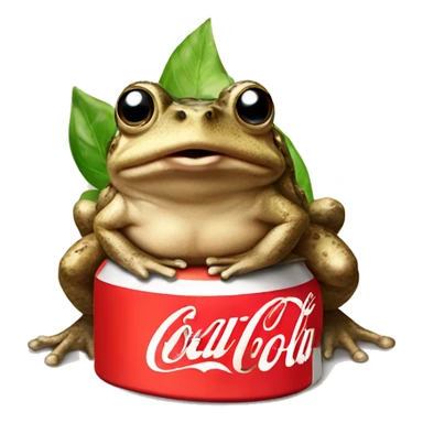 toad with coca cola sticker