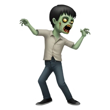 ian curtis zombie dancing sticker
