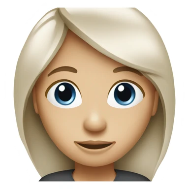 White woman holding a resume sticker