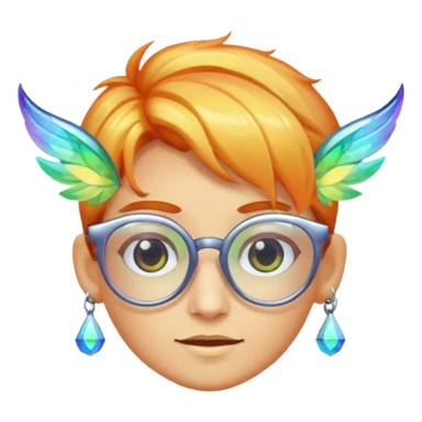 glasses with fae sticker