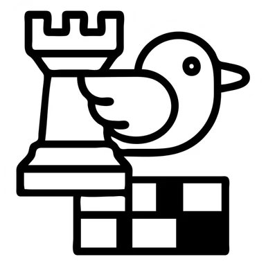 Chess flappy bird game  sticker