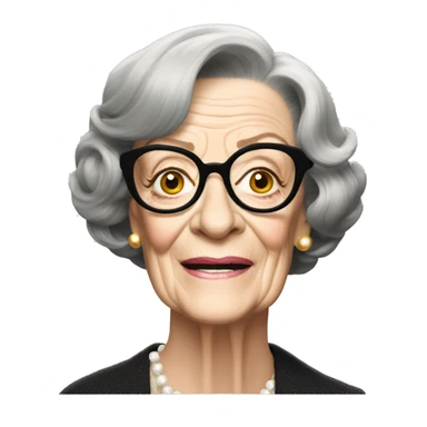 Maggie smith actress sticker