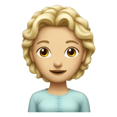 Tête de femme super contente sticker