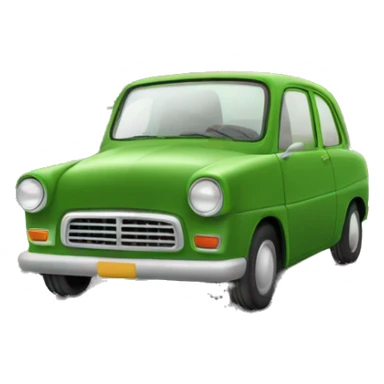 Concombre humain voiture sticker