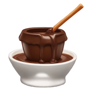 chocolate fondue sticker