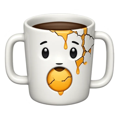 cracked mug sticker