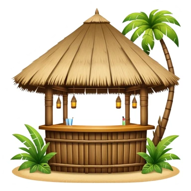 Tiki bar sticker