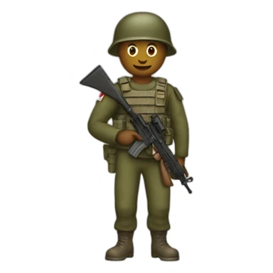 card-carrying soldier sticker