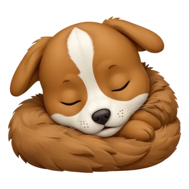  York the dog is sleeping sticker