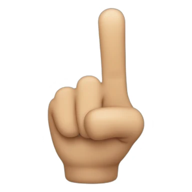 pointing finger at me sticker