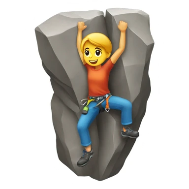 rock climbing sticker