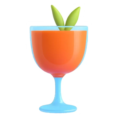 çay in a tulip-shaped glass sticker