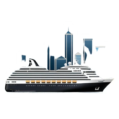 holland america cruise ship in rotterdam sticker