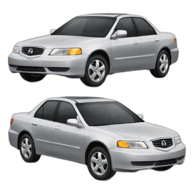 2002 acura EL gray sticker