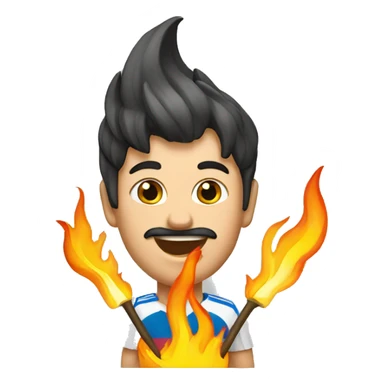 flamme olympique sticker