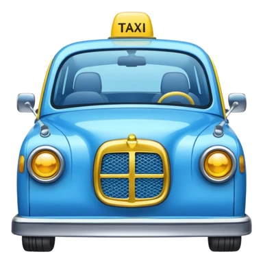 blue taxi sticker