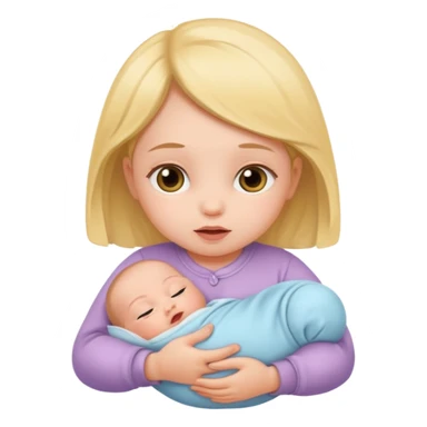 new born baby gỉrl sticker