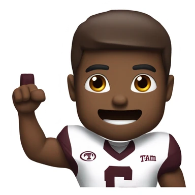 Texas A&M beating University of Texas football sticker