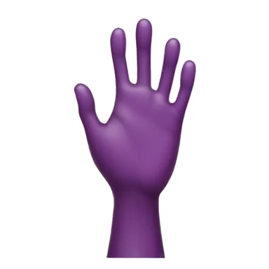 hand washing skin colored eggplant sticker