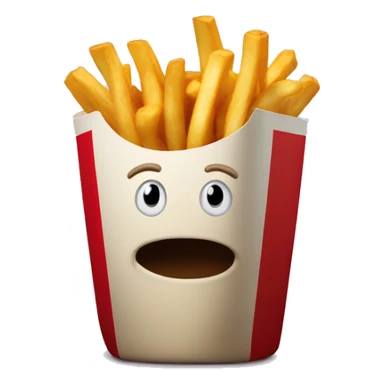 McDonalds fries sticker