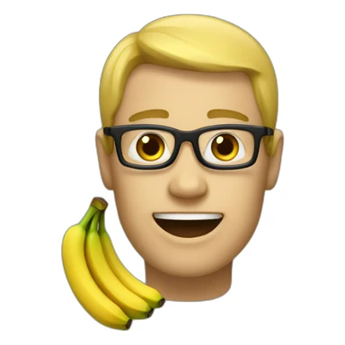 Homme banane sticker