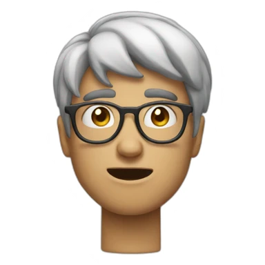 mond blow emotion nerd emoji face sticker