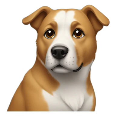 dog at the home sticker