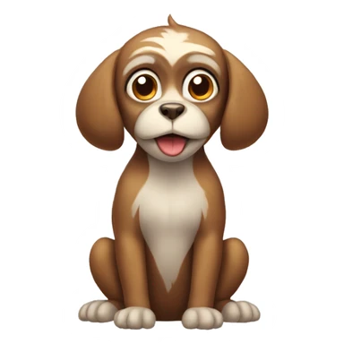 monkey dog sticker