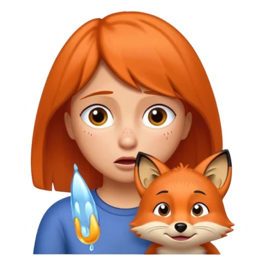 Make Dora and Swiper the fox crying sticker