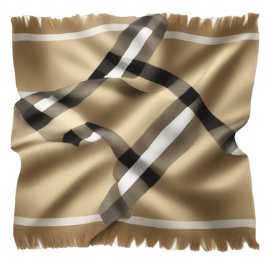 Burberry scarf sticker