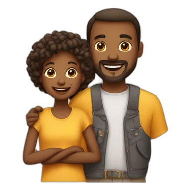 papa, maman, garcon sticker