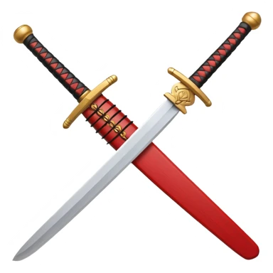 samurai training wooden sword sticker