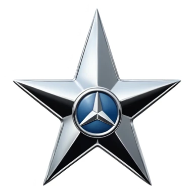 Mercedes car logo sticker