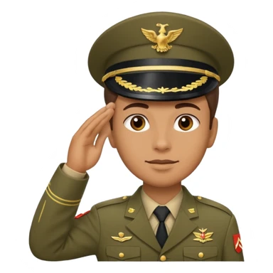 military salute sticker