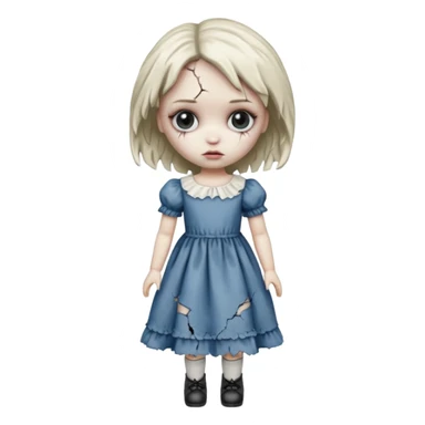 create an ugly and creepy one sticker