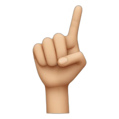 A HAND THAT POINT YOU sticker